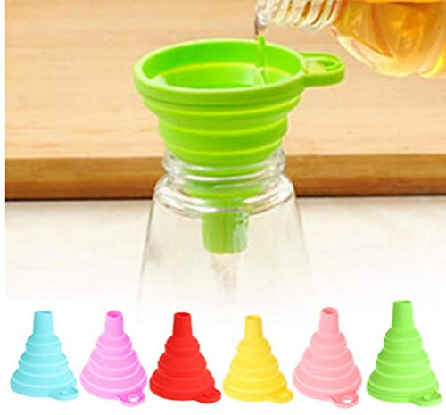 Zonster 1pc Silicone Passoire Mini Pliable Entonnoir Hopper Cuisine Gadgets utiles Outil de Bricolage Accessoires de Cuisine de Haute qualité