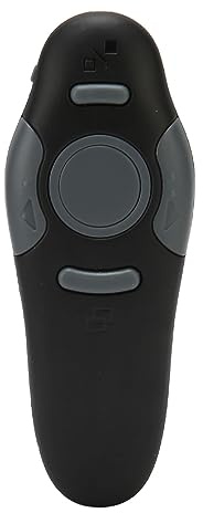 Jectse Clicker de Presentación Inalámbrico de 2,4 GHz con Rango de Control de 49,2 Pies, USB Plug and Play para Ordenador Portátil PPT