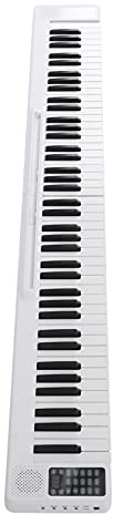 Clavier de piano, piano électrique pliable multifonctionnel avec 88 touches et batterie intégrée pour les amateurs de piano pour les débutants