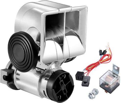 RUPSE Air Horn 12v, Super Loud Car Horn, Air Horns for Car Truck Lorrys Train Motorcycle Vehicles Boat