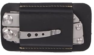 MiOYOOW Fodero per cintura, coltello da tasca EDC in pelle multitool porta coltelli da tasca per coltello largo 1,8, borsa per attrezzi regalo per uomini, Nero , Classique