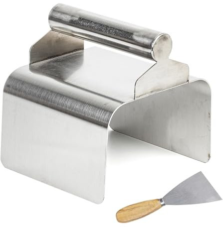 Concrete Curb Trowel Edger, Concrete Curb Hand Tool, Curb Tool for Concrete Edging, Curb and Gutter Concrete Tools, Landscape Curb Trowel Concrete Curb Tools, Concrete Curbing Trowel, Putty Knife