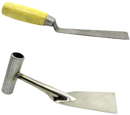 GANAZONO 2 Piezas Pala De Acero Inoxidable para Desherbar Pala De Jardinería para Plantar para Jardín