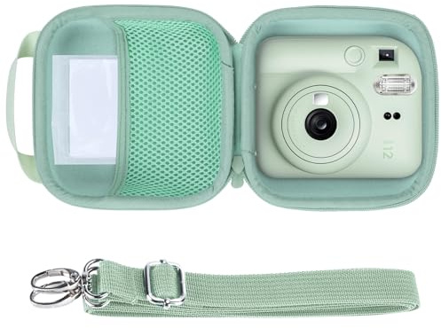 Lebakort Hard Carry Case Compatibie with Fujifilm Instax Mini 13,Mint Green | Compatibie with 12/11 Instant Camera,Portable Storage,Travel