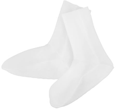 TOYANDONA Silikon Überschuhe für Damen Herren Fußpflege Stoßdämpfend Elastische Passform Schutz bei Outdoor Aktivitäten