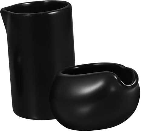 1 set di brocca per latte in ceramica per salse latte e per cucina e gastronomia