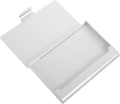 Sewroro Visitenkartenhalter Aluminiumlegierung Mittelgroße Schreibtisch Kartenbox Langlebig Und Flexibel Mobiler Kartenorganizer Für Büro Klinik Und Reisen