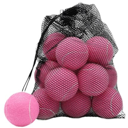 MotiveTech 18 Robuste 64 Mm Tennisbälle für Hunde, Geeignet für Drinnen Und Draußen