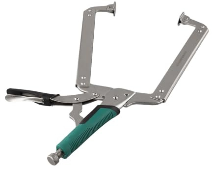 CashMuch Large C-Clamp Locking Pliers for Woodworking, Welding and Electrical Work, 9 Inch, 11 Inch, 14 Inch, 18 Inch, High Carbon Steel, Adjustable Trigger Release