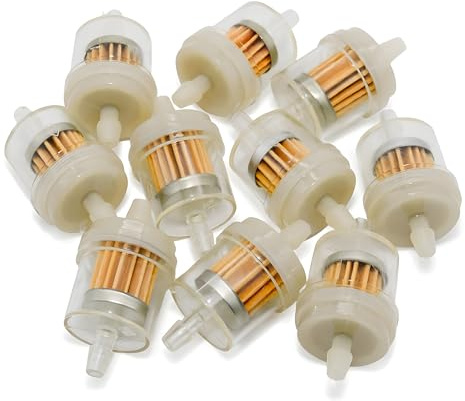 10x Benzinfilter / Kraftstofffilter universal 6 mm