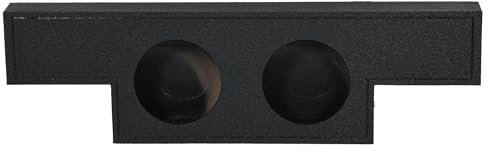 Rockville REC98 Dual 10 Ported Subwoofer Box, 0.60 Cu.Ft./Sub, 34Hz Tuning, Durable Bed Liner Finish, Vehicle-Specific Fit Forward-Firing, for 2004-2006 GMC/Chevy Crew Cab Audio Enthusiasts