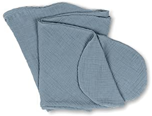 Doomoo Basics – Funda de cojín de embarazo de doble gasa de algodón – con colores naturales para su compañero de maternidad