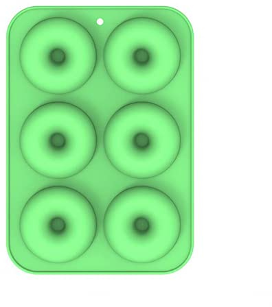 TSTSM Donut Mould Baking Cake Mould DIY Baking Oven Mould-Green
