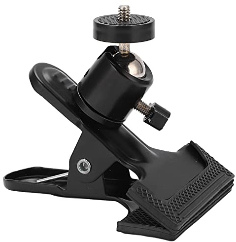 ASHATA Mini Support de Rotule pour Trépied, Pince à Rotule Rotative à 360 ° pour Trépied, Support de Pince pour Caméra, Support de Caméra pour Trépied pour Caméra de Mouvement