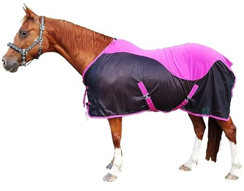 Brama West Fliegendecke mit Fleeceeinsatz - Pferdedecke - Leichte Transportdecke Gr. 125cm