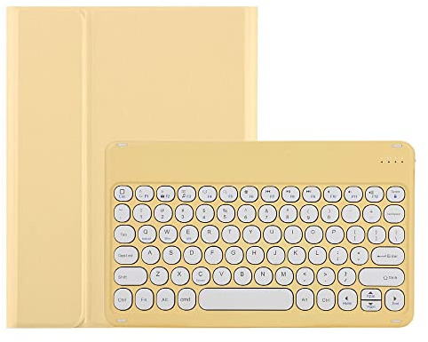 KMXDD Bonita funda de teclado para iPad A16 de 11ª generación 2025 de 11 pulgadas, iPad de 10ª generación 2022 de 11.9 pulgadas, funda colorida para teclado Bluetooth con soporte para lápices (color