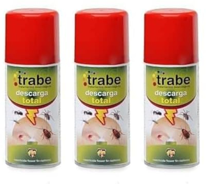 GROWMANIA Pack 3 Insecticidas Descarga Total de Trabe 150 ML | Elimina Chinches Pulgas e Insectos de tu Hogar, Cama y Habtiación | Larvicida Ovicida Bomba de Humo