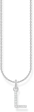 THOMAS SABO Halskette Buchstabe 925 Sterling Silber mit Zirkonia KE2240 - KE2265