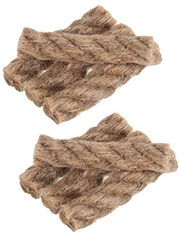 Sosoport 8pcs Flammable Ropes Fire Starter Flint Rope Igniters for Camping Emergency Fire Lighting