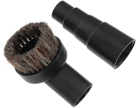JEWEDECO Staubsaugerbürste Adapter Bürstenaufsatz Haushalts Staubsauger Zubehör 32mm Anschluss Ohne Werkzeug Für Möbel Tierhaare Und Empfindliche Flächen