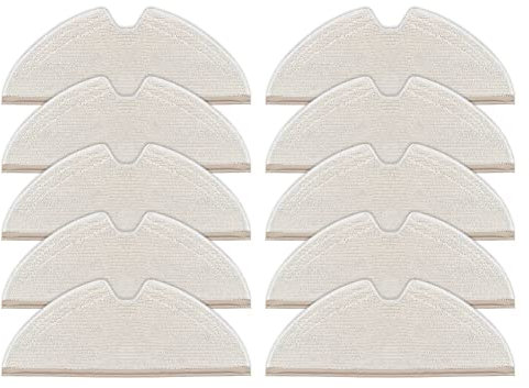 Osmond Paquete de 10 Piezas de Repuesto de Trapos para Fregar para T8 Robot Accesorios de Repuesto de Aspirador