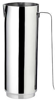 EDZARD Krug Levada, Edelstahl, Höhe 22 cm, für 1,5 Liter, Kanne Karaffe Pitcher