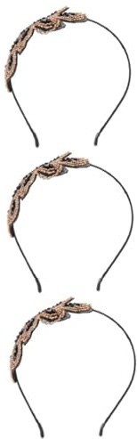 3pcs Strass -Stirnband Braut Haar Weinkristall Kopfschmuck Frauen Kopfstück für Hochzeit