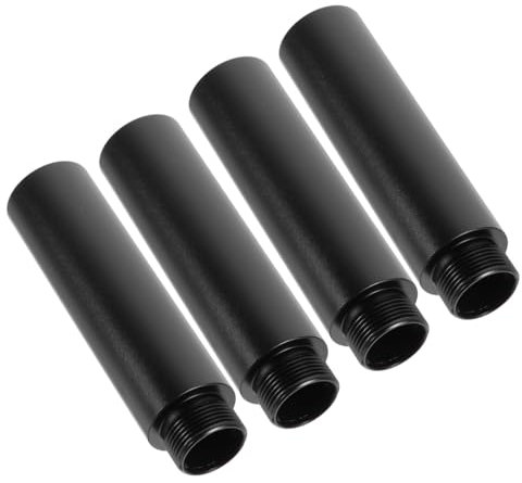 BIUDECO 4piezas Tubo Extensor Para Soporte De Micrófono De Aleación De Aluminio De Compatible Con Micrófonos Móviles Fácil Instalación y Uso