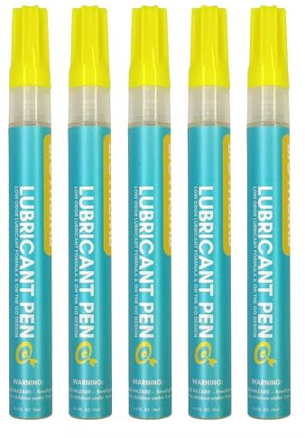 5Pcs Lubrication Oil Pen, Precision Oiler Pen for Metal Tool Maintenance, Machine Lubricant, Lubrication with Pen-Tip Precision, Controlled Flow, Prevent Corrosion, Ideal for Tights Spaces