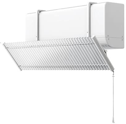 GZKDKZB Aire Acondicionado Ajustable de 3 Modos, Parabrisas, Montaje en Pared, Universal, antigolpes, Deflector de Aire frío, Rejilla de Salida de Aire, Parabrisas.