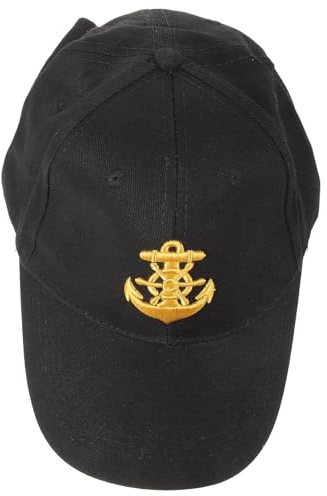 SUPVOX Cappellino da Baseball Nero da Uomo in Poliestere Visiera, Stile retrò Semplice, Effetto Decorativo, per Lavoro e Viaggio