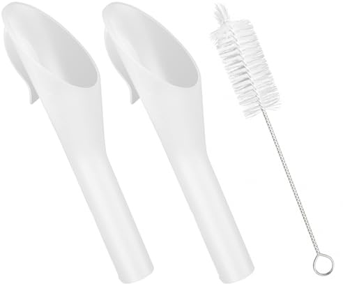 2 Entonnoirs à Carburant Diesel Avec Brosse de Nettoyage, Entonnoir à Huile, Entonnoir Universel, Petits Entonnoirs à Diesel, Entonnoir de Remplissage, Carburant Essence pour Moteurs à Essence