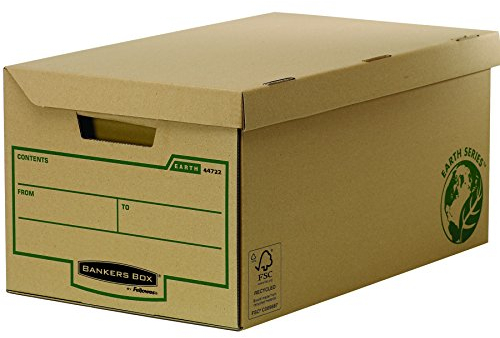 Fellowes 4472201 Caisse D Archiving Flip Top Maxi Banker Box Earth Series Budget installation Manual, 10 Stuck
