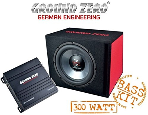 Basspack GZ BASS KIT 12.300 Subwoofer + Amplificatore Ground Zero sub auto
