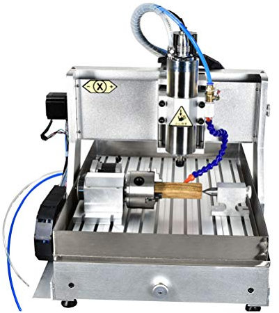 TEN-HIGH 3040 1500W CNC Router Engraving Drilling Milling Machine,USB Port with 4th axis and Sink Device.