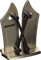 BAVARIAN EDGE - Affûteur Couteau - Aiguiseur Multi-Lame Manuel en Acier - Pour Tout Type de Couteau - Garanti 2 ans - Gris - 17 x 18 x 13 cm - 3,4 kg