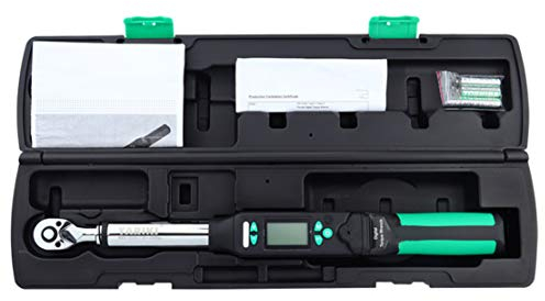 KS TOOLS Chiave Dinamometrica Digitale - 3 modalità di Misura, 4 unità di Coppia, Chiave a Cricchetto Bidirezionale ad Alta Precisione,3/8-Inch-Drive(6.8-135Nm)