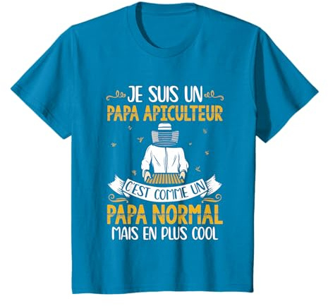 Apiculteur Tshirt Abeille Cadeau Apiculture Papa Fete Perés T-Shirt