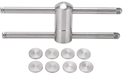 Dewin Snooker Queue Spitzenkompressor Edelstahl Billard Pool Queue Spitzenformer Presswerkzeug für (9mm bis 14mm) runde Snooker Queue Spitze