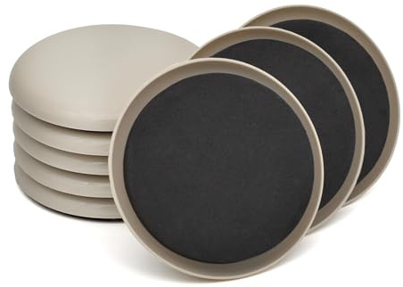 8 feltrini per mobili da 8,9 cm, per pavimenti in legno duro, protezioni per gambe di sedie, resistenti per spostare mobili in modo facile e sicuro