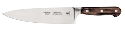 Tramontina - Couteau du chef Century 20 cm. Inox forgé et technobois. | Inox forgé, Technobois
