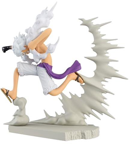 Banpresto BP89377P Figurine d'action Monkey D. Luffy Gear5 One Piece, Senkozekkei, 7 cm, Multicolore