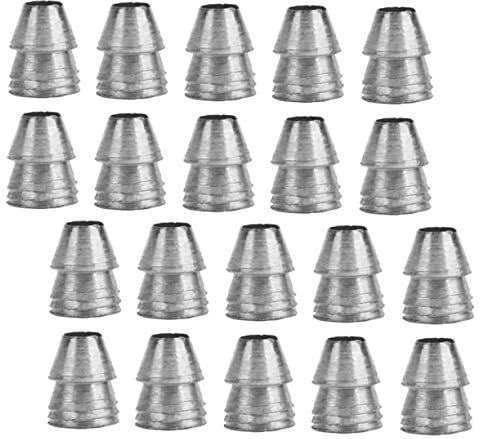 ORFOFE 20pièces Coins Fer Pour Fixation Poignées Marteaux Cales Rondes Accessoires Robustes Pour Charpentiers Et Bâtisseurs