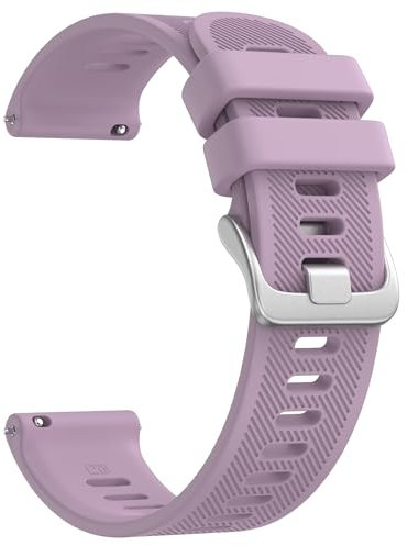 Vancle 20mm Uhrenarmband Damen Herren, Neues Wasserdichtes Twill Silikon Smartwatch Armband 20mm Smartwatch Zubehör Atmungsaktives Ersatzarmbänder für Frauen Männer