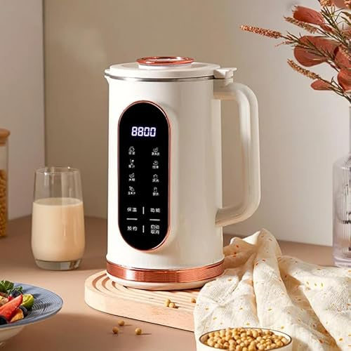 Máquina de leche vegetal multifuncional con limpieza automática y cronometraje, hecha en casa sin lactosa para avena, soja