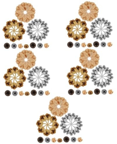 Cabilock 5 Sätze Früchte Für Weihnachtskranz Trockenblumen Für Kreative Dekoration Fotorequisiten Und DIY Material Für Festliche Anlässe 35 Stück * 5