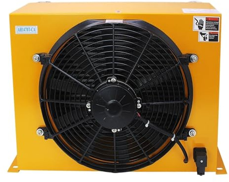 AH1470T-CA 200L/min Raffreddatore d'aria, Radiatore in lamiera, Ventola for olio idraulico ad alta temperatura for macchine utensili CNC Ampia area di dissipazione del calore(AC220)