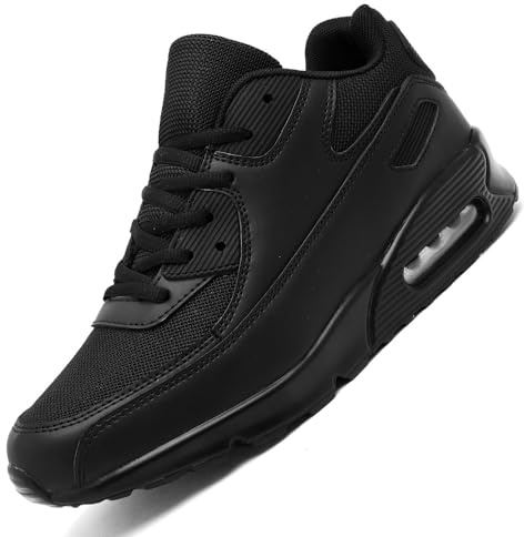 LECYGNB Chaussures Sport Homme Tennis Fitness Chaussures de Course Running Sport Jogging Legere Athlétique Sneakers Outdoor Casual Noir EU 43