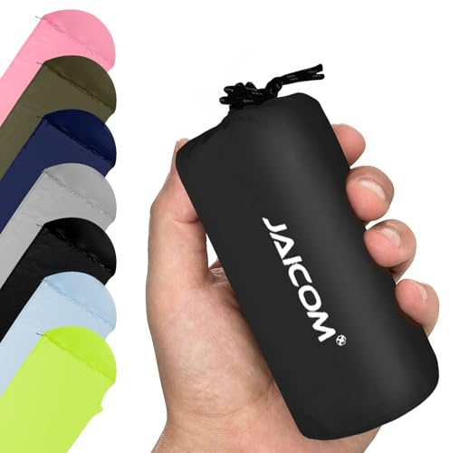 JAICOM Sac de Couchage - Drap de Sac de Couchage de Voyage, 150g 100% Nylon | Ultra-léger et Doux, Sac a Viande, 1 Personne, Emballage Ultra-Compact, Idéal pour Randonnée, Camping et Séjours en Auberge