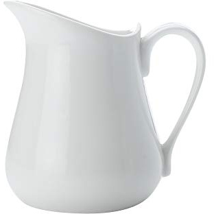 Maxwell & Williams AA022 Krug 500 ml Volumen – Porzellan Weiß – großer Henkel, breiter Ausgießer – Kitchen, Geschenkbox, 13x10x12,9